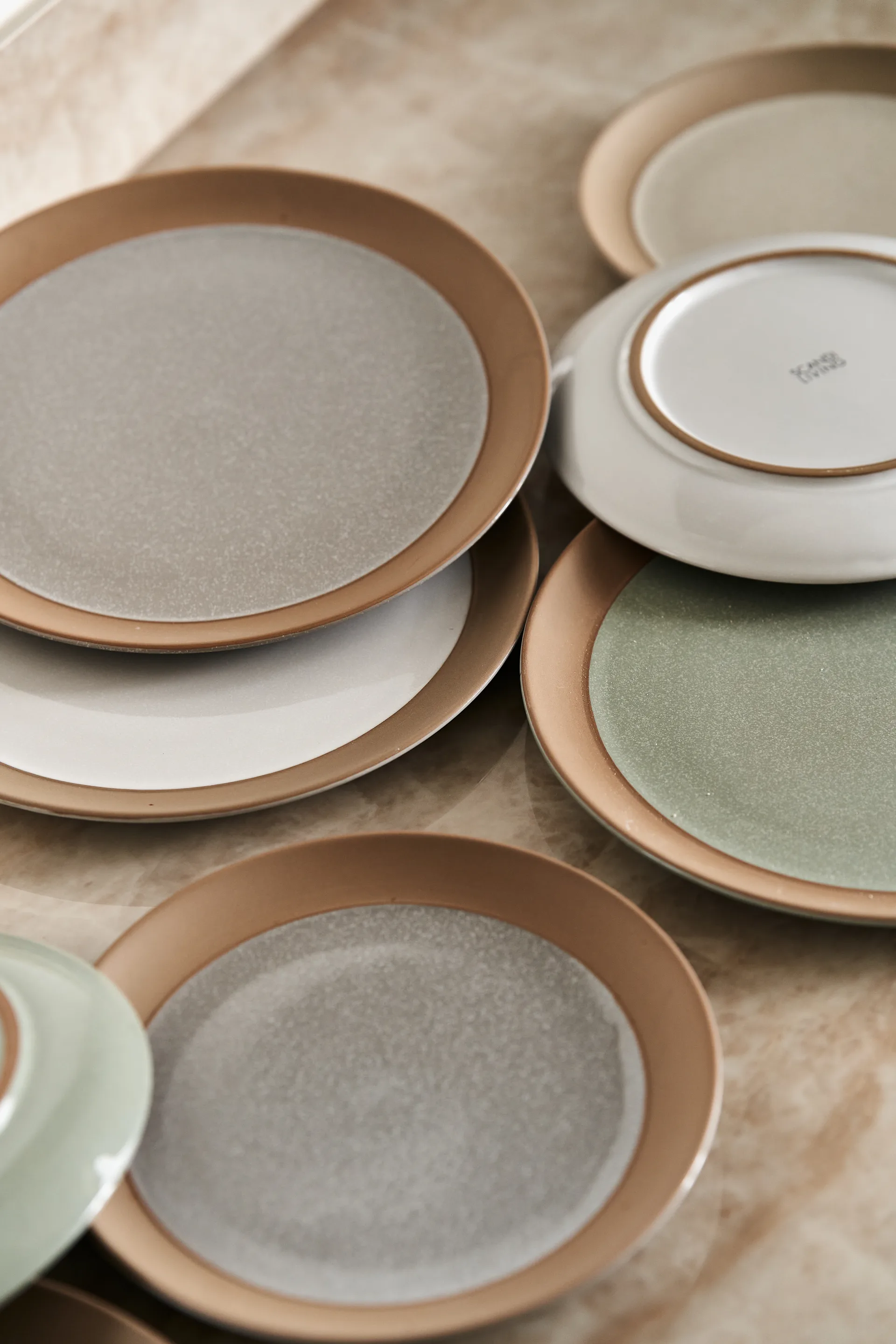 Fossil πιατάκι Ø21 εκ, Μπέζ Scandi Living