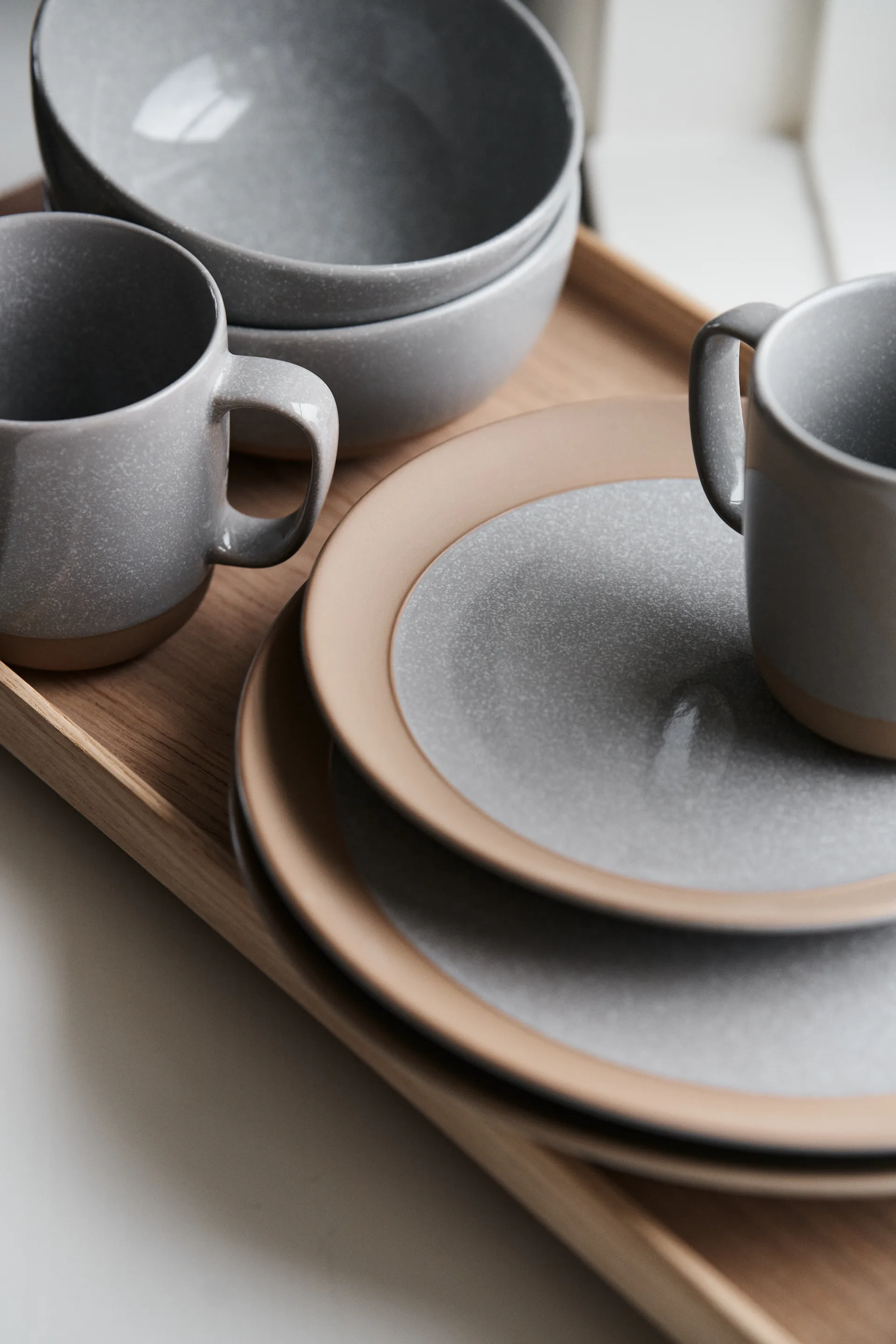 Fossil πιατάκι Ø21 εκ, Γκρι Scandi Living