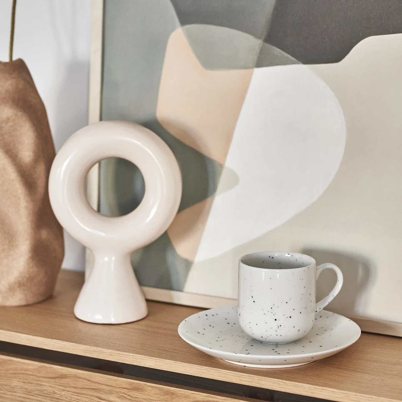 Freckle κούπα 38 cl, λευκό Scandi Living