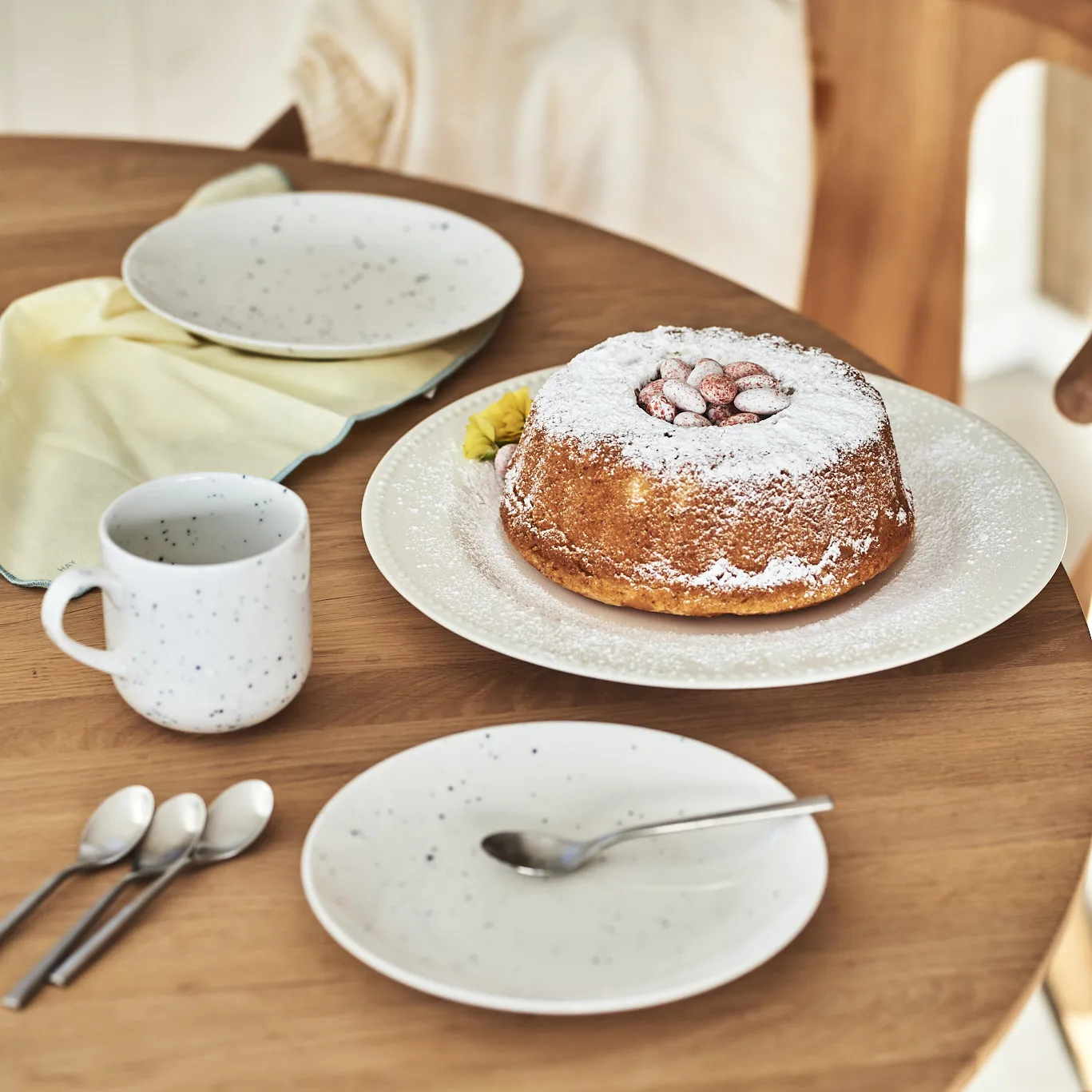 Freckle κούπα 38 cl, λευκό Scandi Living