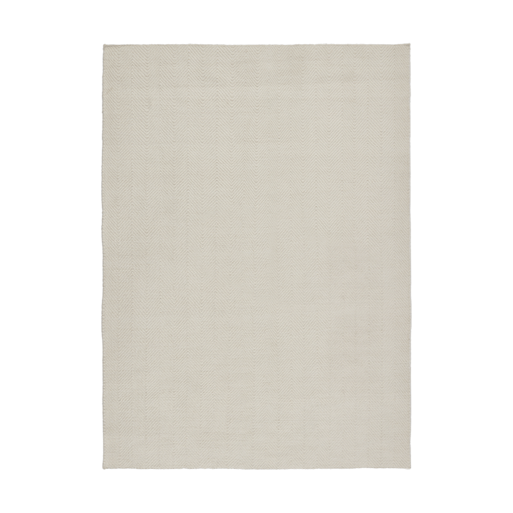 Furrow μάλλινο χαλί φυσικό λευκό - 170x240 cm - Scandi Living
