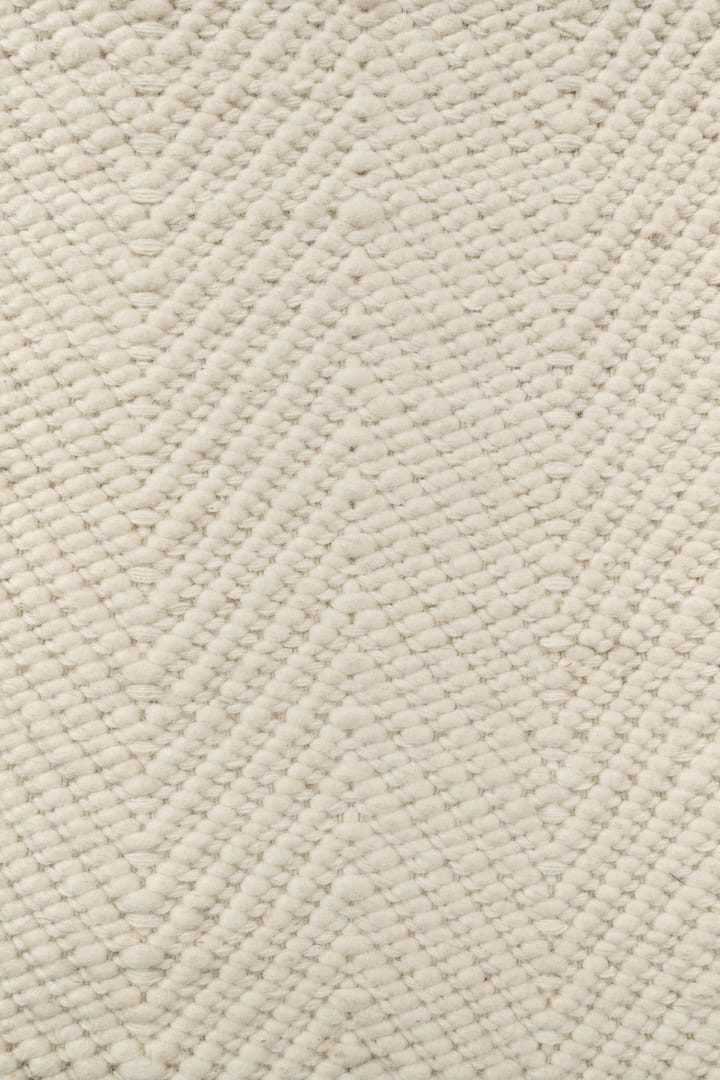Furrow μάλλινο χαλί φυσικό λευκό, 80x240 cm Scandi Living