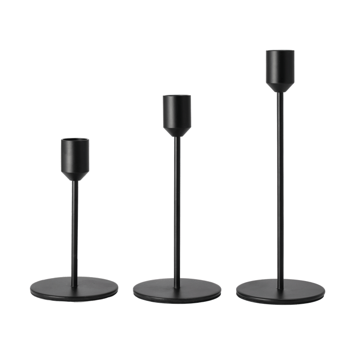 Κηροπήγιο Glare 14 cm, Μαύρο Scandi Living