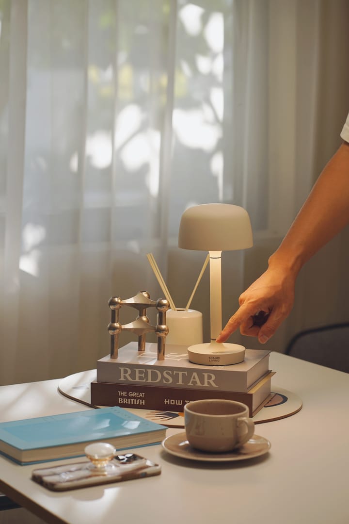 Halo φορητό επιτραπέζιο φωτιστικό 25,5 cm, Beige Scandi Living