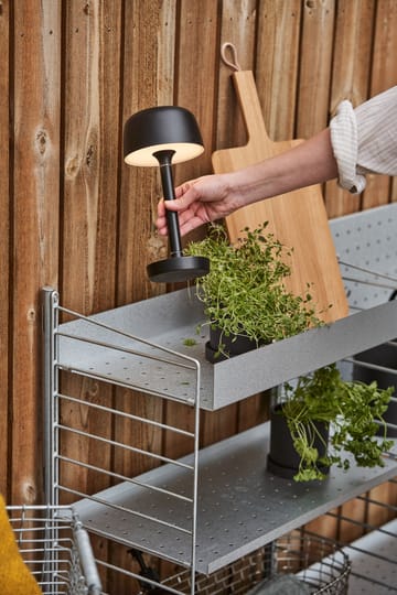 Halo φορητό επιτραπέζιο φωτιστικό 25,5 cm - Black - Scandi Living