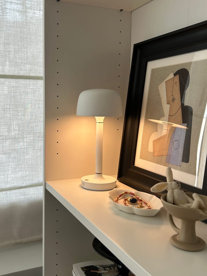 Halo φορητό επιτραπέζιο φωτιστικό 25,5 cm, White Scandi Living