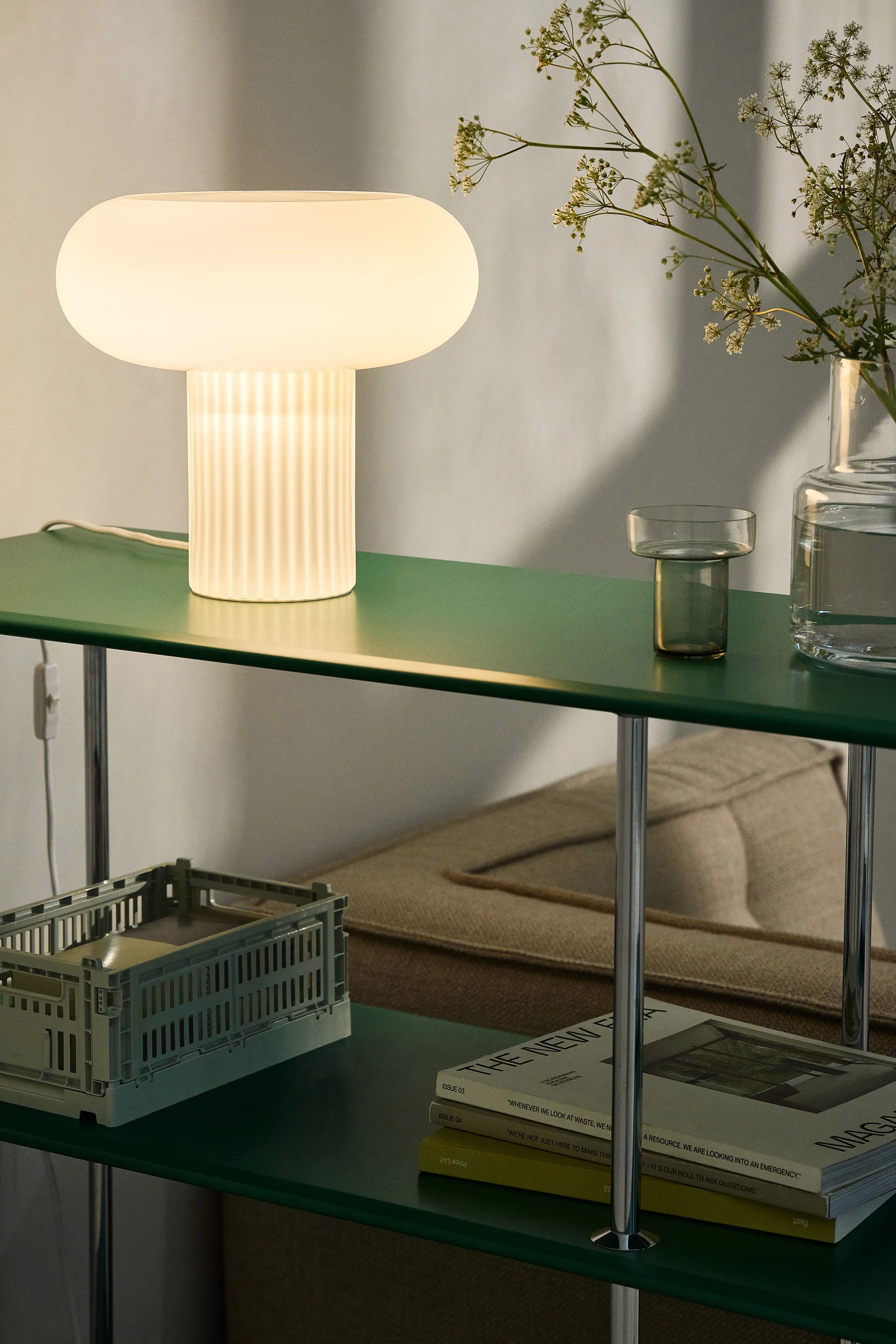 Επιτραπέζιο φωτιστικό Haven 26 εκ., Άσπρο Scandi Living