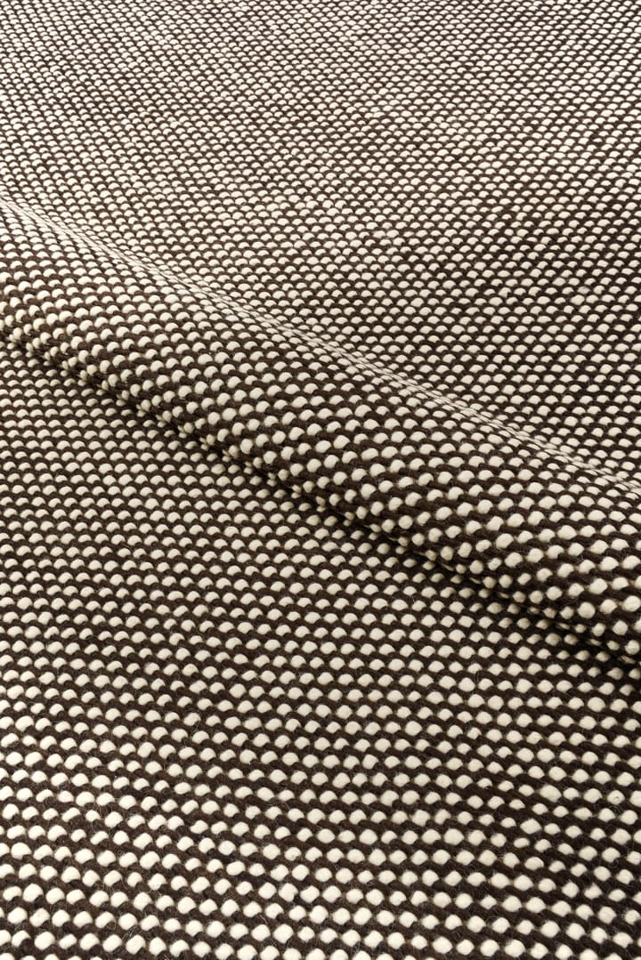 Hill μάλλινο χαλί λευκό/καφέ, 170x240 cm Scandi Living
