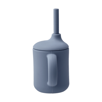Κούπα Idun με καλαμάκι σιλικόνης 120 ml - Blue - Scandi Living