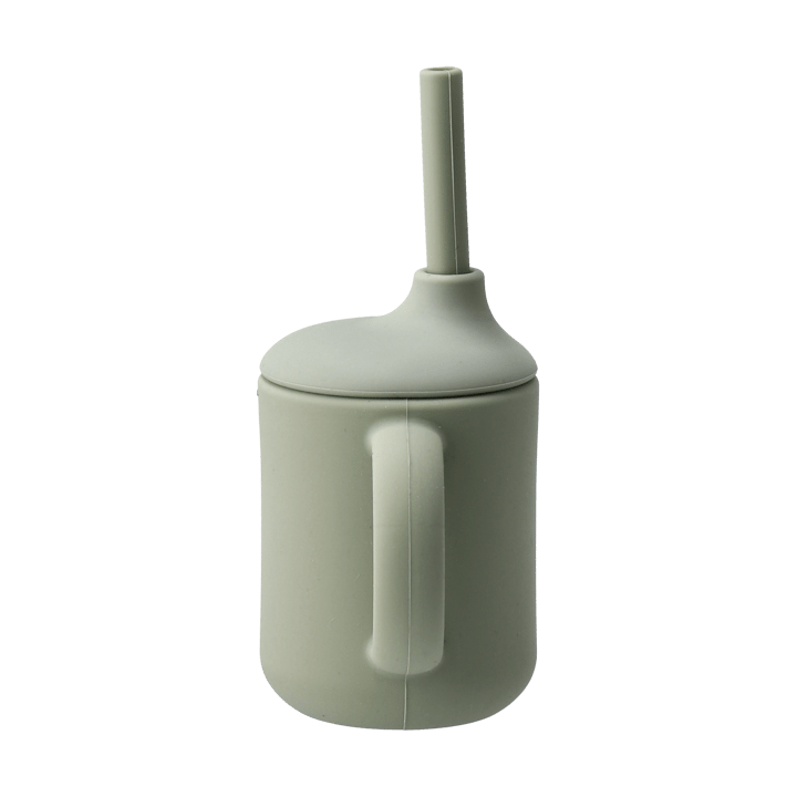 Κούπα Idun με καλαμάκι σιλικόνης 120 ml, Green Scandi Living