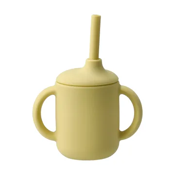 Κούπα Idun με καλαμάκι σιλικόνης 120 ml - Lemon - Scandi Living