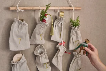 Joyful Advent Ημερολόγιο 75 cm - Μπεζ - Scandi Living