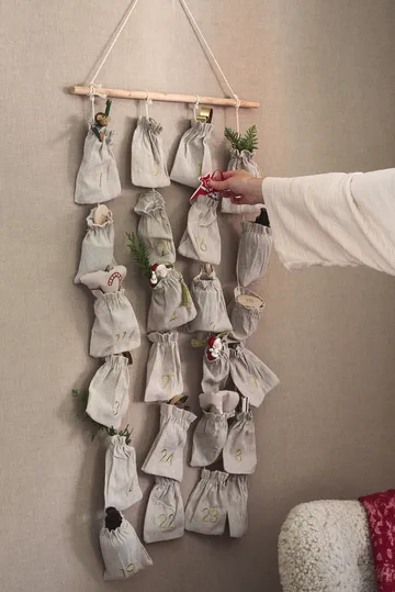 Joyful Advent Ημερολόγιο 75 cm - Μπεζ - Scandi Living