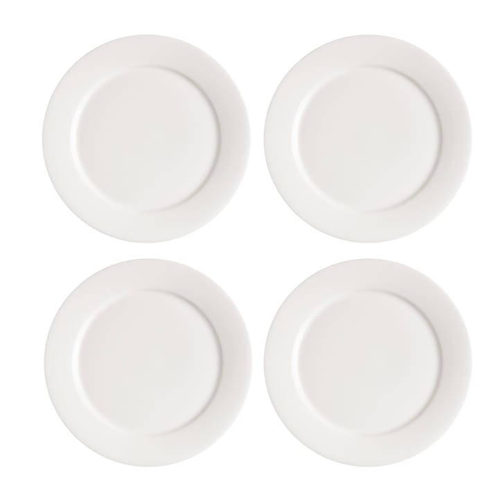 Kalk πιάτο συνοδευτικού 21 cm Συσκευασία 4 τεμαχίων - λευκό - Scandi Living