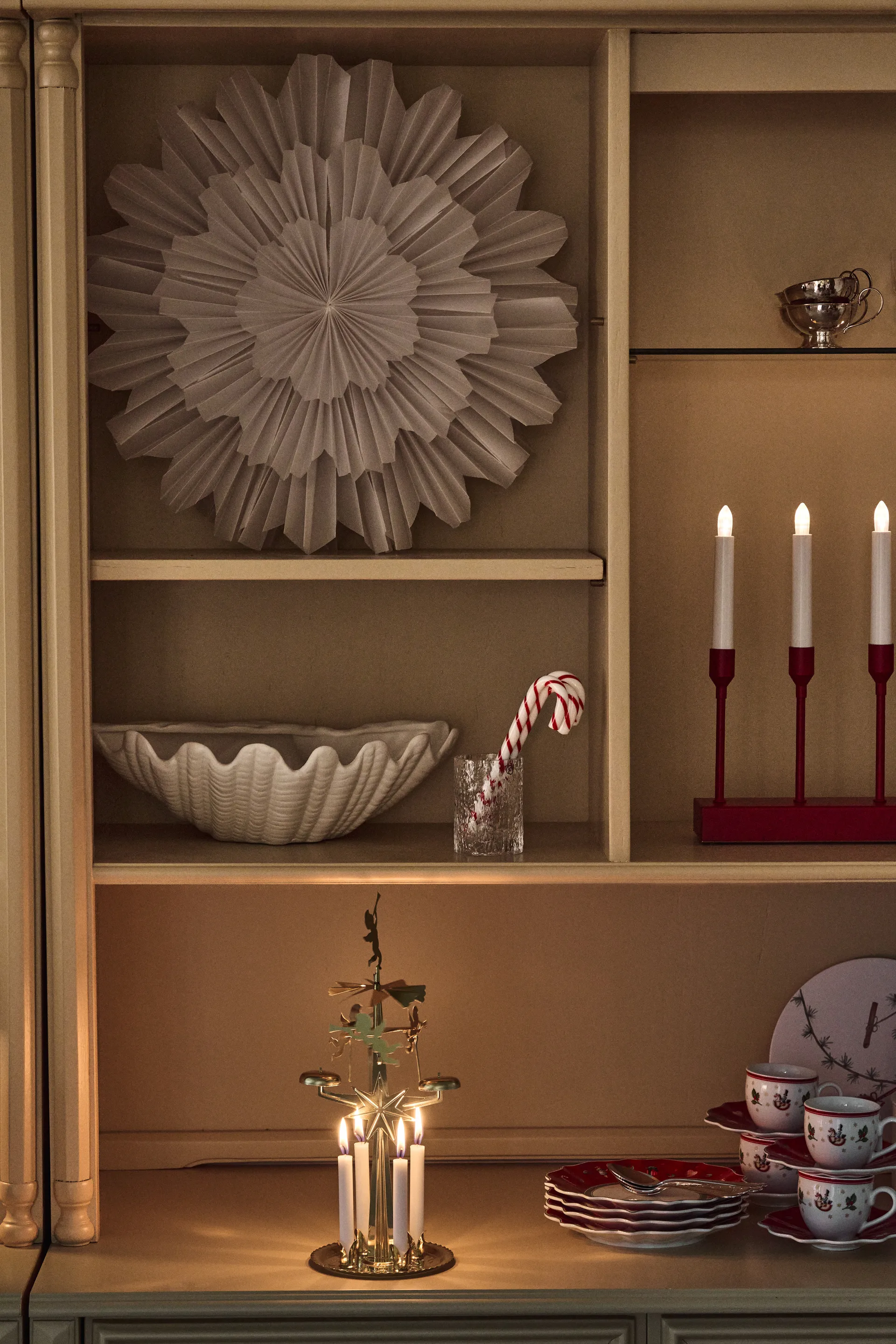 Kindle φορητός χριστουγεννιάτικος φωτισμός 30 cm, Σκούρο κόκκινο Scandi Living