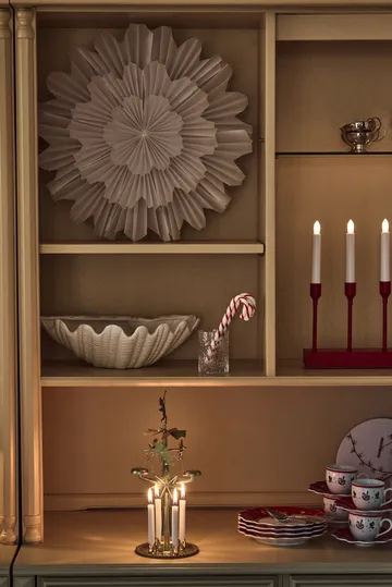 Kindle φορητός χριστουγεννιάτικος φωτισμός 30 cm - Σκούρο κόκκινο - Scandi Living