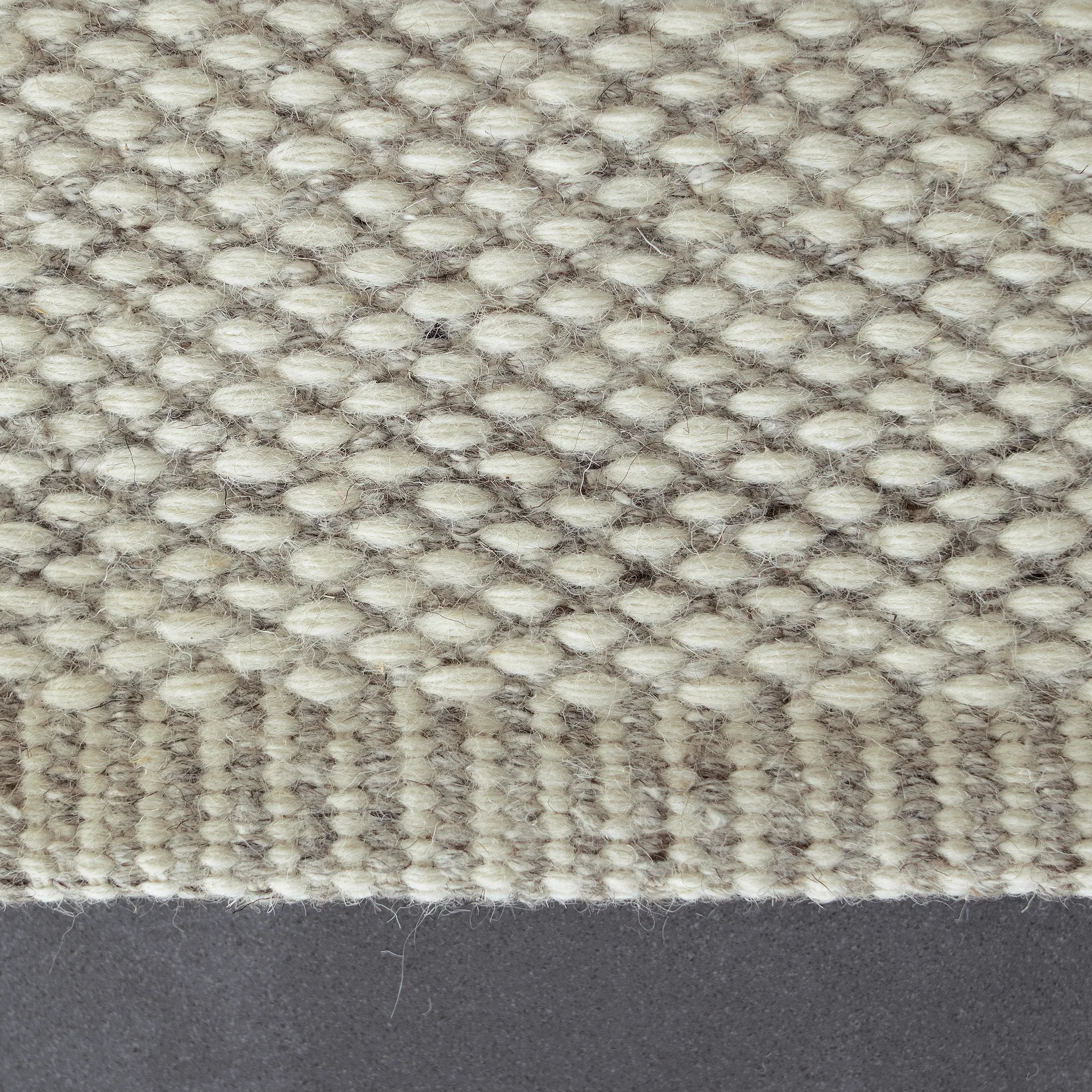 Lea μάλλινο χαλί φυσικό λευκό, 80x240 cm Scandi Living