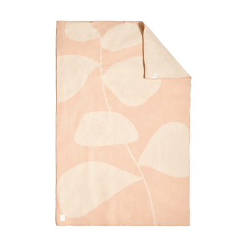 Leaf μάλλινη κουβέρτα 130x180 εκ. - Ροδάκινο - Scandi Living