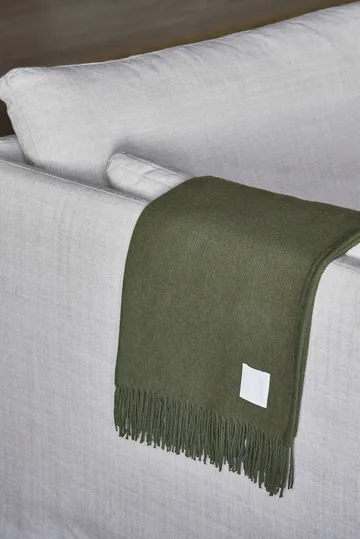 Loom βαμβακερή πλεκτή κουβέρτα 125x170 εκ. - Khaki - Scandi Living