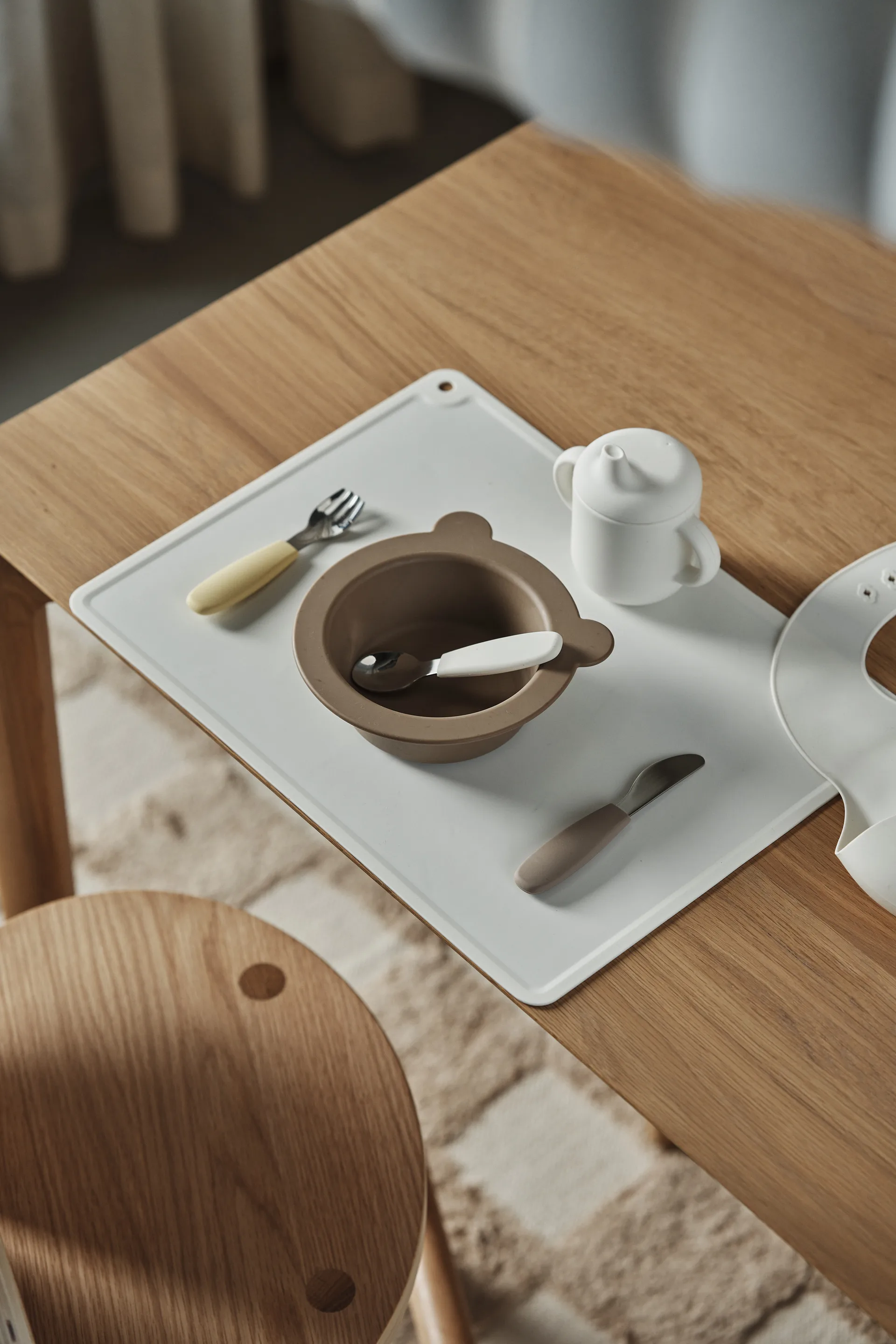 Σουβέρ σιλικόνης Loula, Vanilla Scandi Living