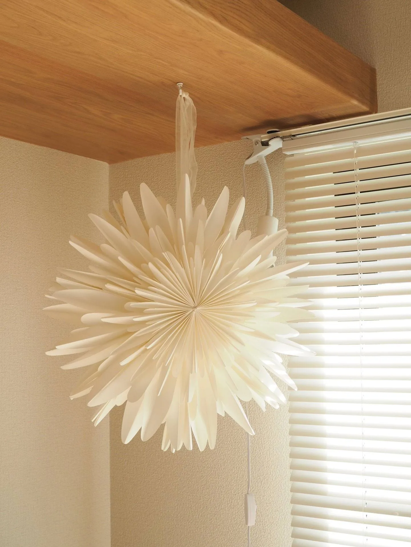 Luna αστέρι παραμονής λευκό, 45 cm Scandi Living
