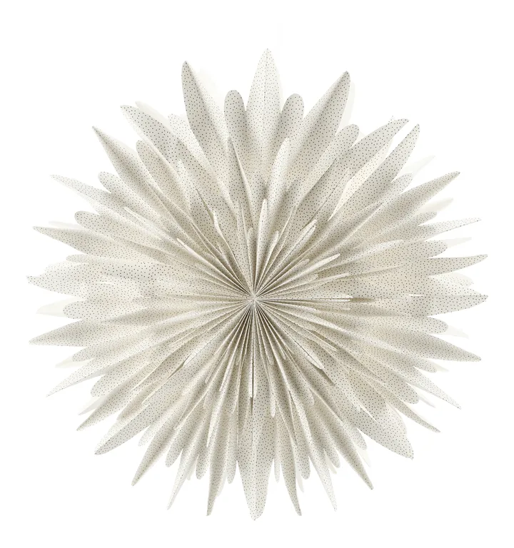 Luna αστέρι παραμονής λευκό με βούλες - 60 cm - Scandi Living