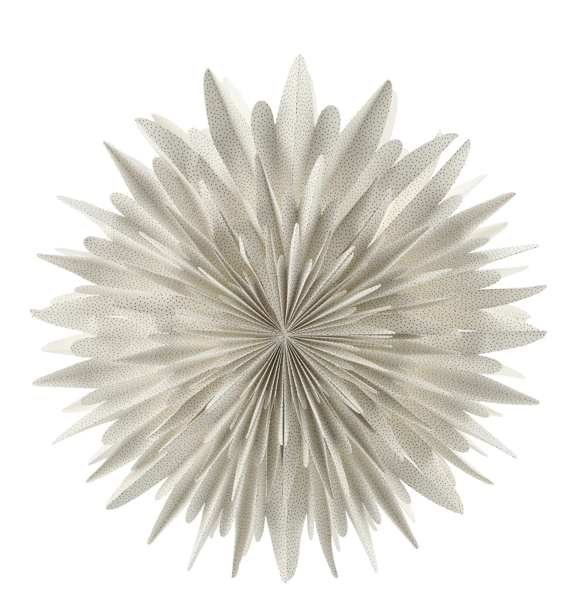 Luna αστέρι παραμονής λευκό με βούλες, 60 cm Scandi Living