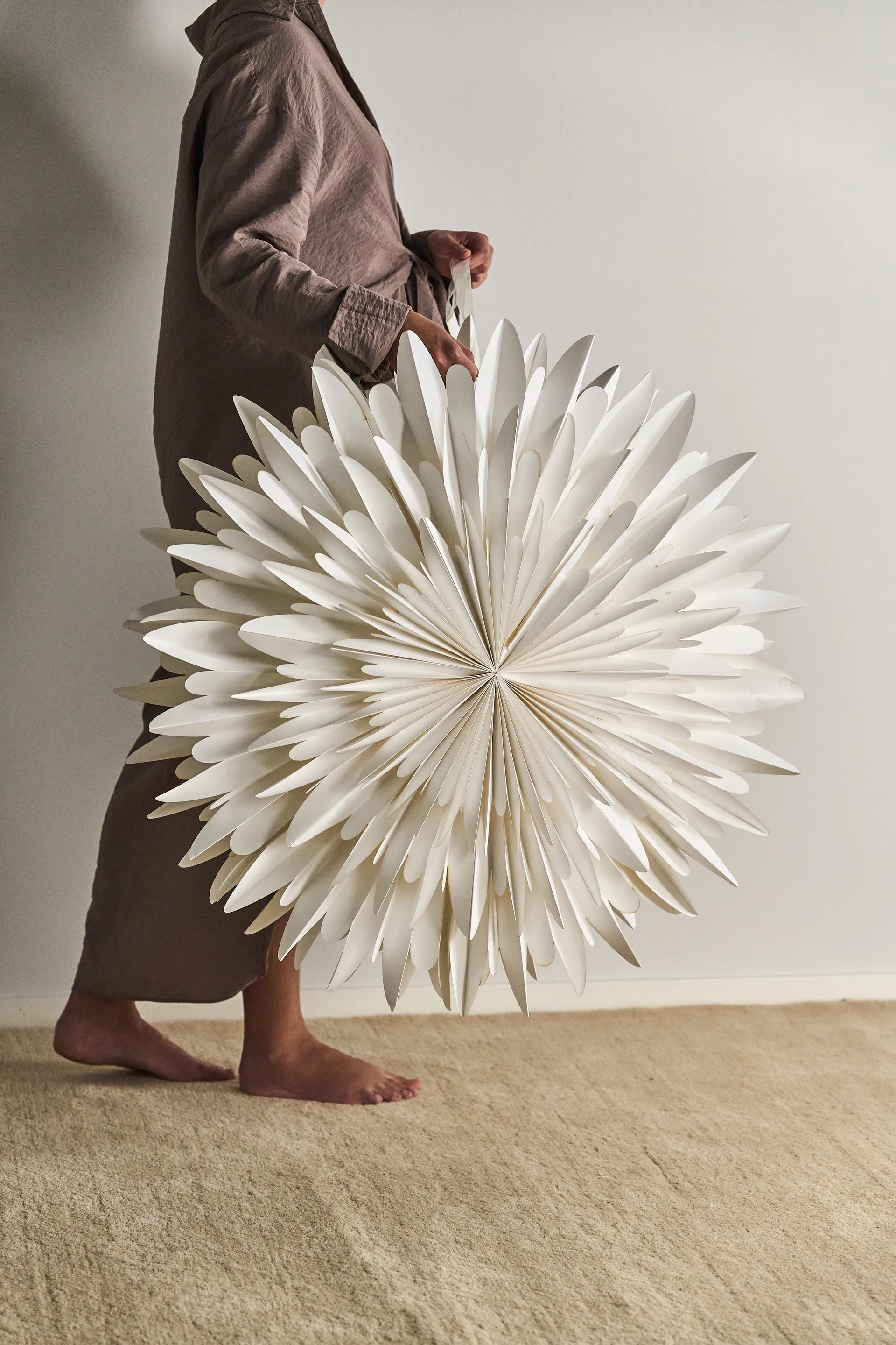 Luna αστέρι παραμονής λευκό, 80 cm Scandi Living