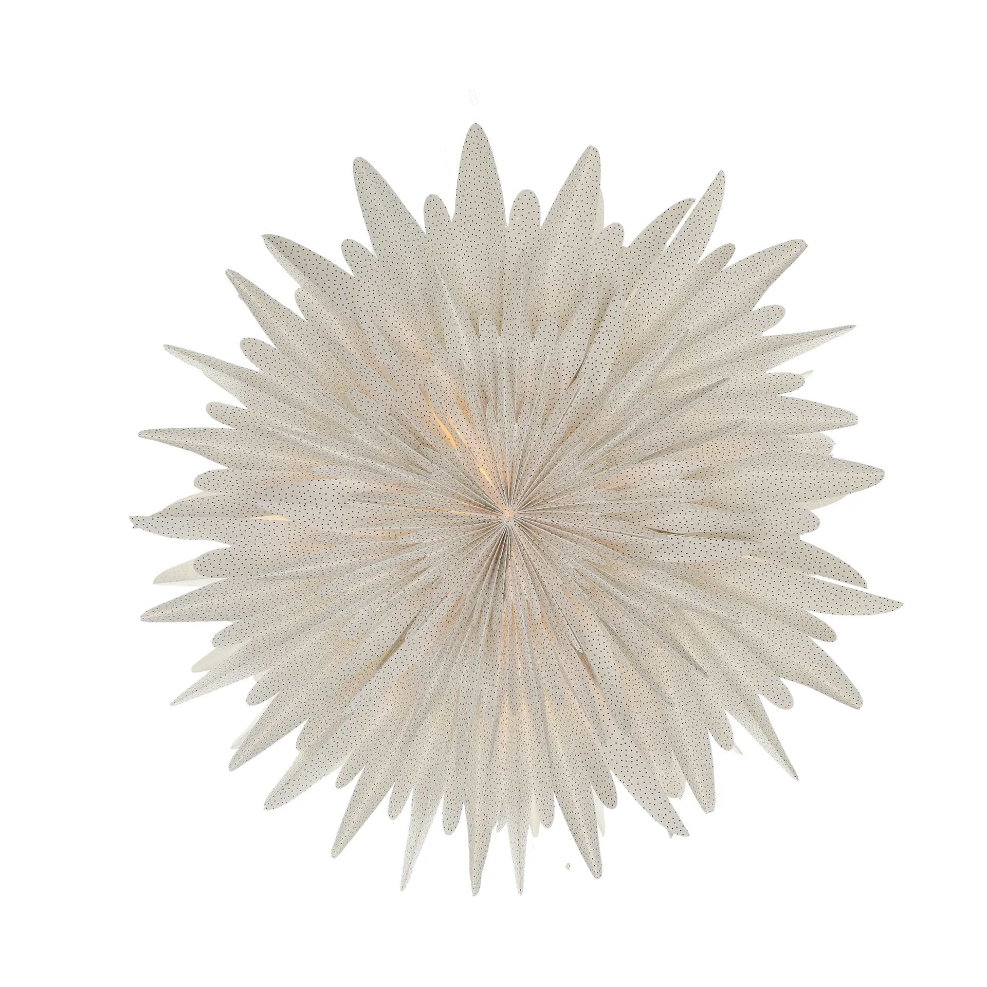 Luna αστέρι του Advent Ø80 cm συσκευασία 2 τεμαχίων - Λευκό με κουκκίδες Scandi Living