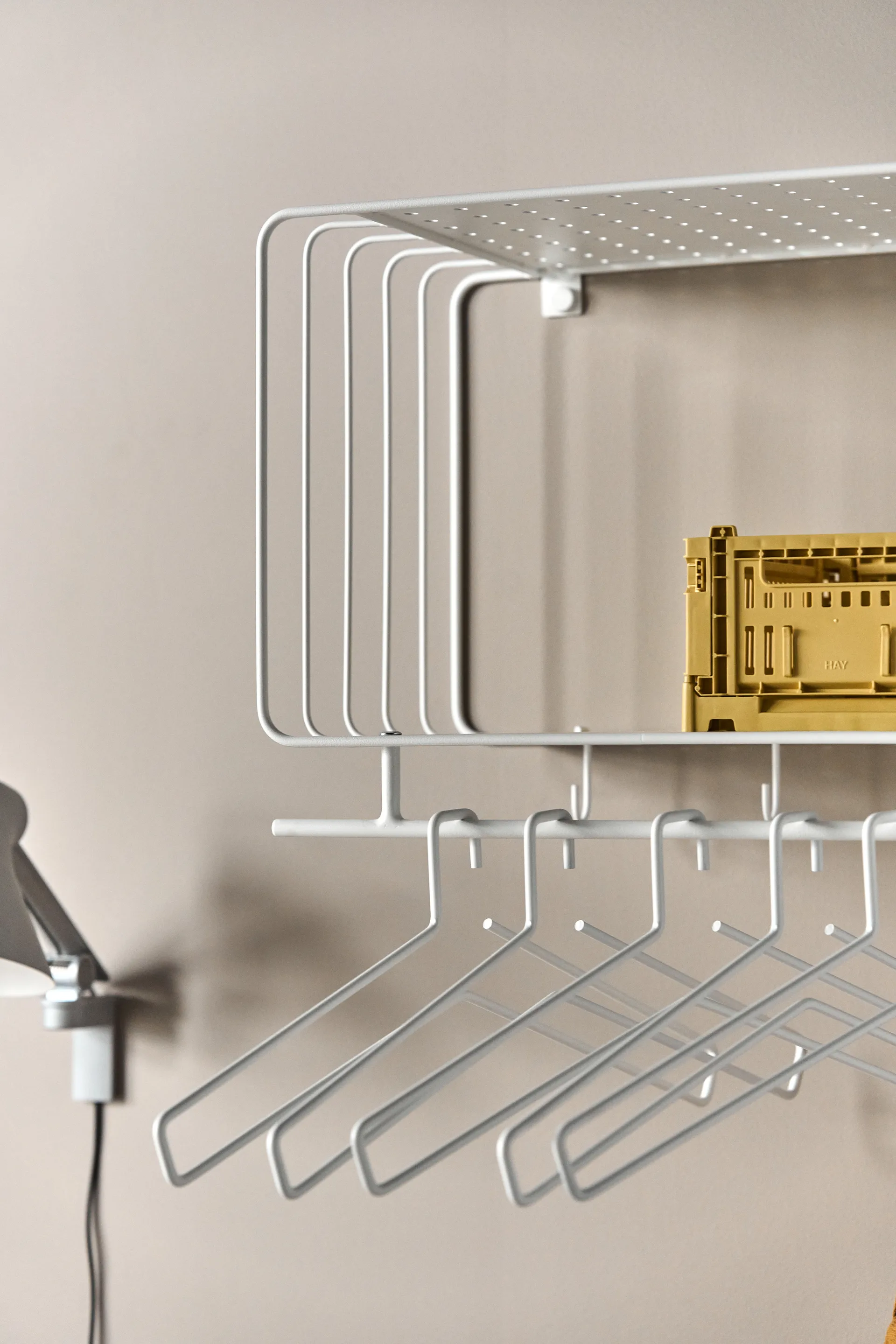 Ράφι καπέλων Nod 45 cm, White Scandi Living