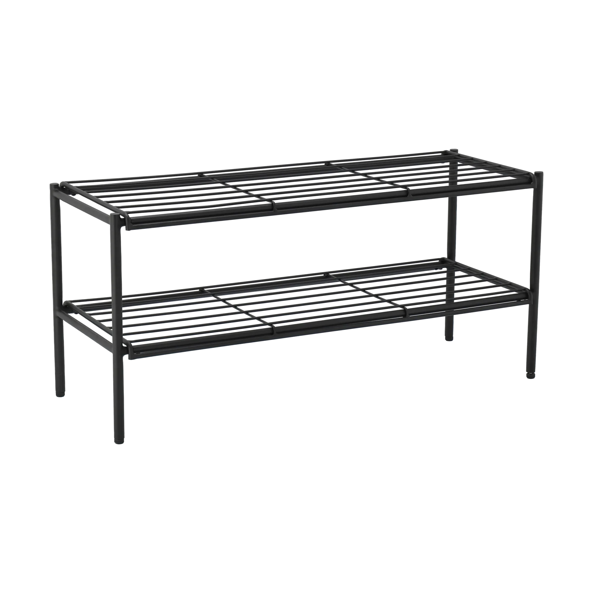 Ράφι παπουτσιών Nod 80x30x37 εκ., Black Scandi Living
