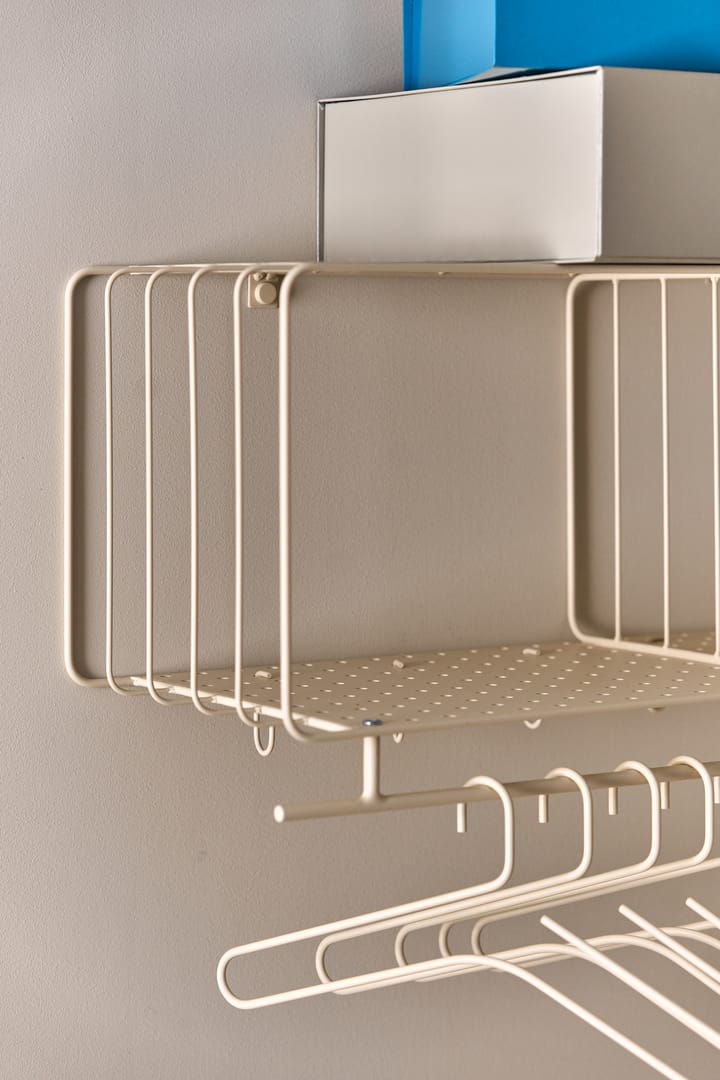 Ράφι καπέλων Nod 90 cm, Beige Scandi Living