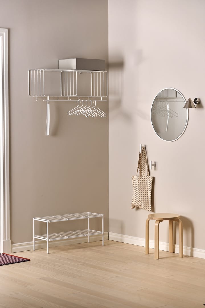 Ράφι καπέλων Nod 90 cm, White Scandi Living