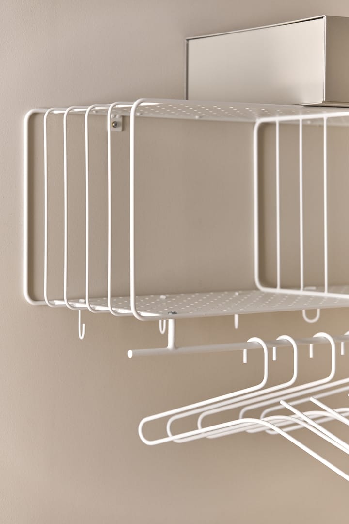 Ράφι καπέλων Nod 90 cm, White Scandi Living