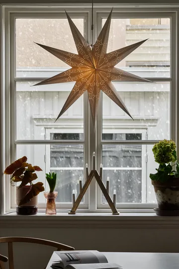 Nord χριστουγεννιάτικο κηροπήγιο 40 εκ. - Σκούρο λούστρο - Scandi Living