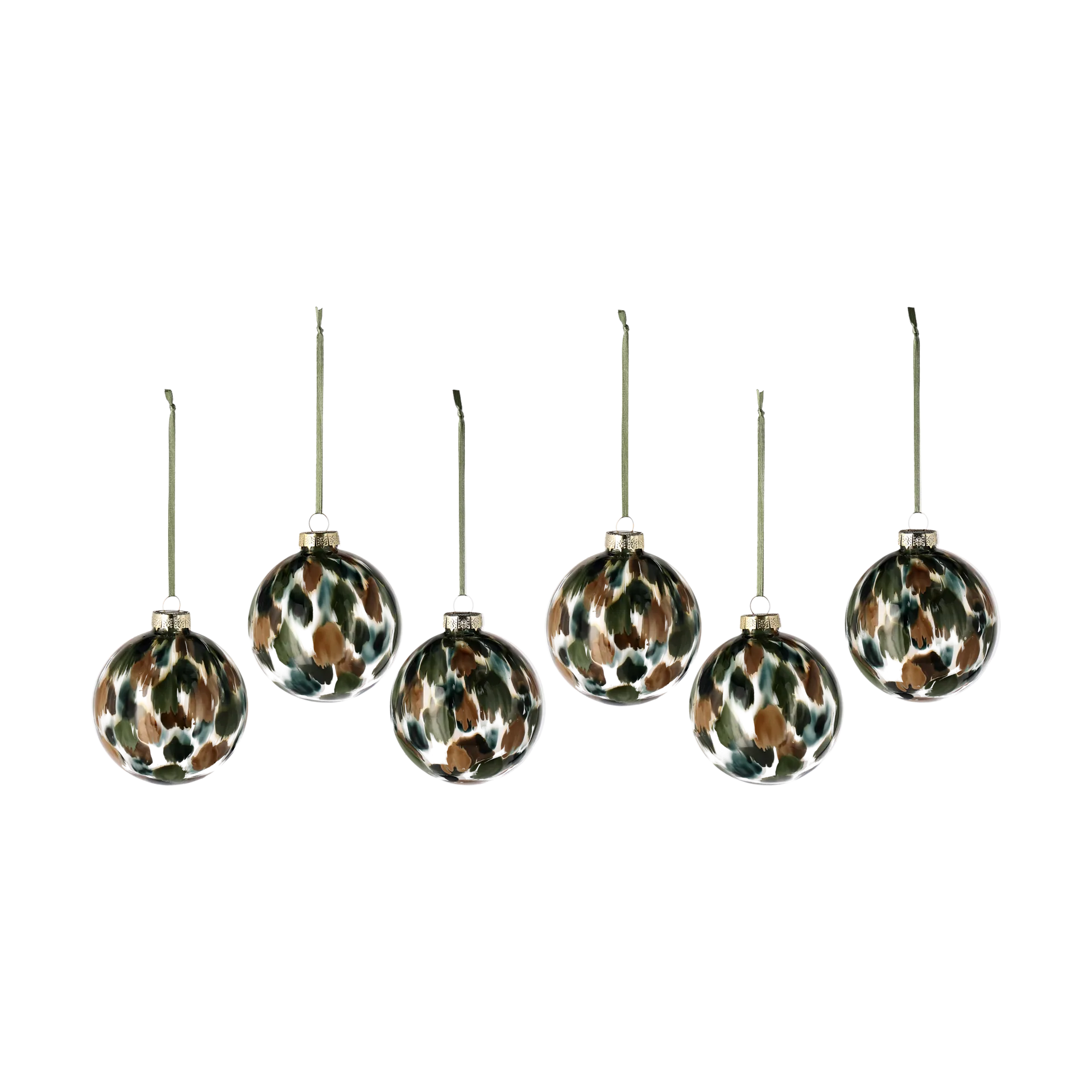 Χριστουγεννιάτικο στολίδι Overcast Ø8 cm 6-τεμ, Πράσινο Scandi Living