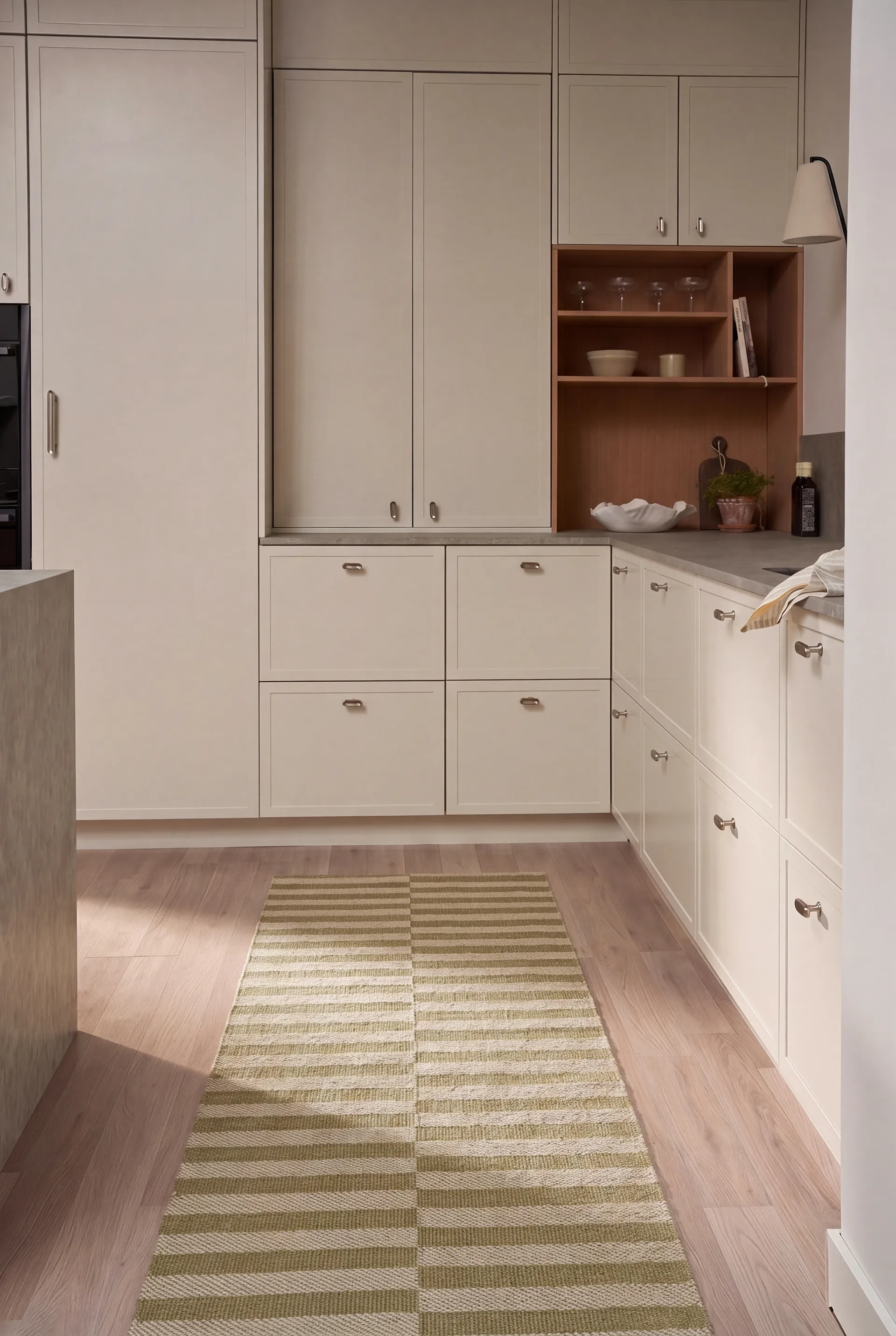 Path διάδρομος, Olive green, 70x200 εκ. Scandi Living