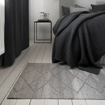 Peak μάλλινο χαλάκι natural grey - 170x240 cm - Scandi Living