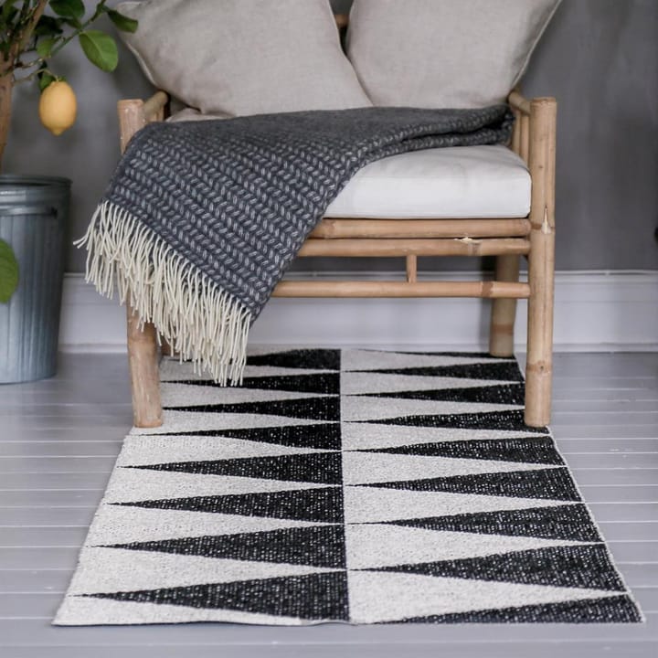 Rime χαλί μαύρο, 70x200 cm Scandi Living