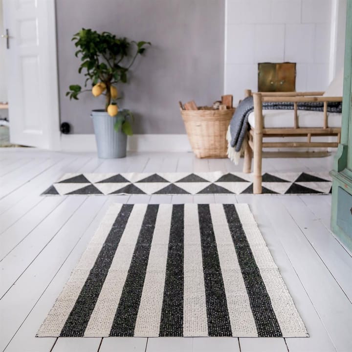 Rime χαλί μαύρο, 70x250 cm Scandi Living