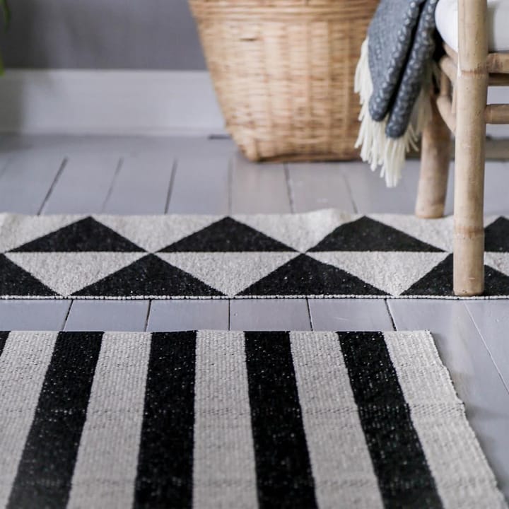 Rime χαλί μαύρο, 70x250 cm Scandi Living