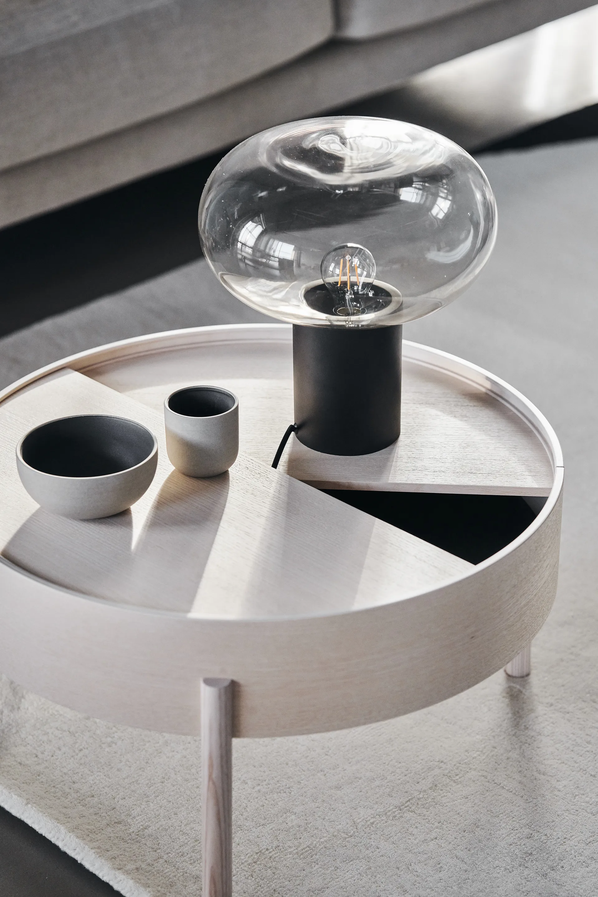 Rising επιτραπέζιο φωτιστικό 35.5 cm, Μαύρο  Scandi Living