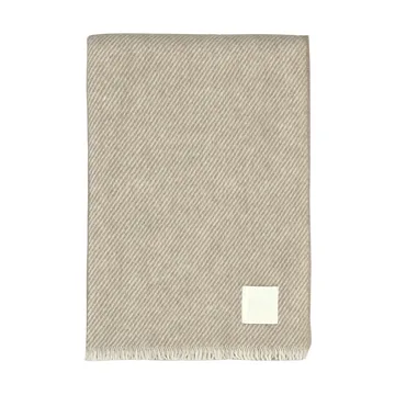Row ριγέ μάλλινο ριχτάρι - Beige, 120x185 εκ. - Scandi Living