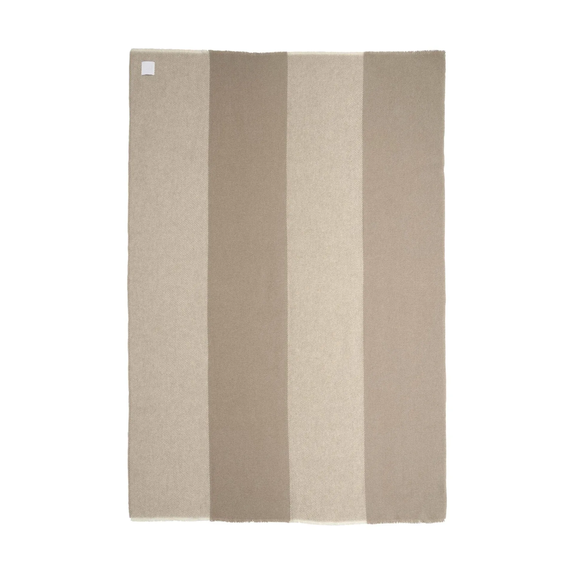 Row ριγέ μάλλινο ριχτάρι, Beige, 120x185 εκ. Scandi Living