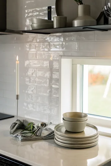 Sandsbro πιάτο - Ανοιχτό γκρι, Ø26 cm - Scandi Living