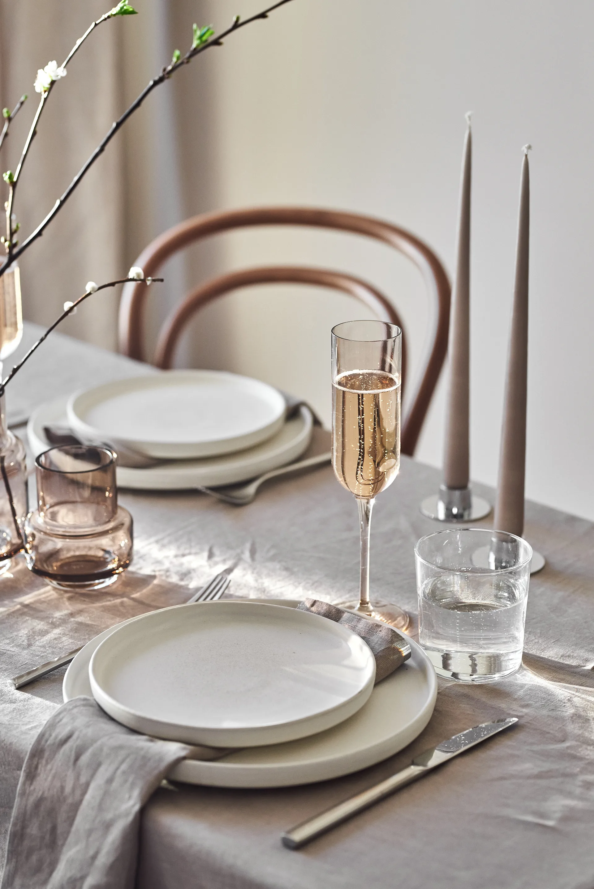 Sandsbro πιάτο Ø27 cm, Υπόλευκο Scandi Living