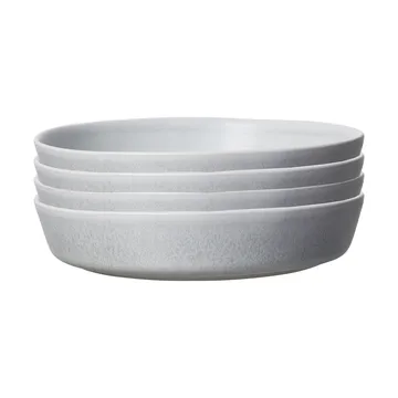 Sandsbro πιάτο για ζυμαρικά aνοιχτό γκρι, Ø23 cm, 4-τεμ - Scandi Living