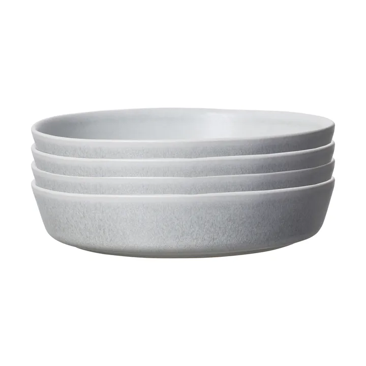 Sandsbro πιάτο για ζυμαρικά aνοιχτό γκρι, Ø23 cm, 4-τεμ - Scandi Living