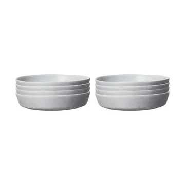 Sandsbro πιάτο για ζυμαρικά aνοιχτό γκρι, Ø23 cm, 6-τεμ - Scandi Living