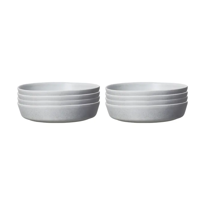 Sandsbro πιάτο για ζυμαρικά aνοιχτό γκρι, Ø23 cm, 6-τεμ - Scandi Living